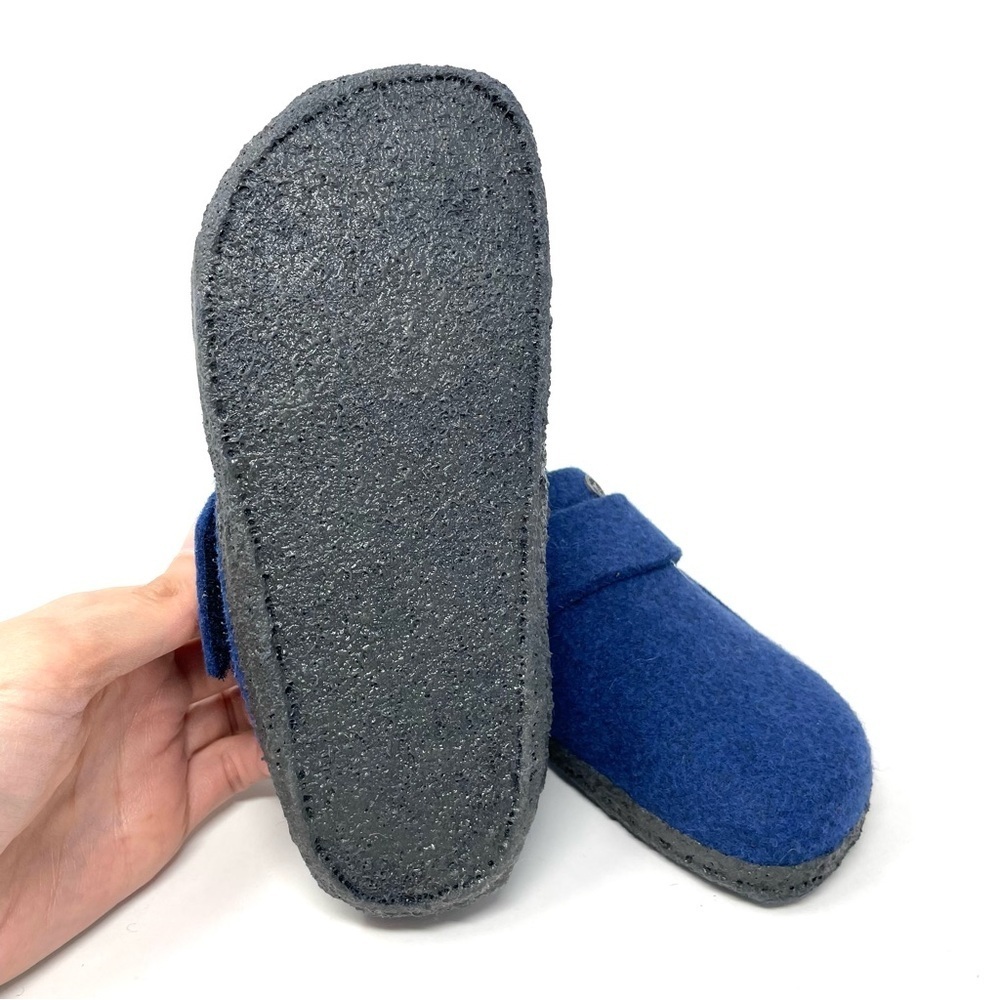 NEW Birkenstock Zermatt Blue Wool Shoes Size C12 /30 - Picture 8 of 10